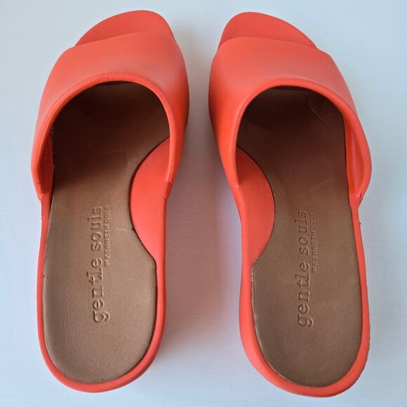 Gentle Souls by Kenneth Cole NEW Gisele Eva Wedge Heeled Slide Sandal Size 6 - Picture 11 of 16